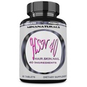HSN 40 Hair Skin and Nails Growth Vitamins for Women with Biotin 10000 mcg, Keratin, Collagen for Thicker, Stronger Hair, Tight, Smooth and Soft Skin, Healthy Nails