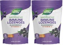 Nature's Way Sambucus Elderberry Lozenges, 1000 mg Vitamin C Per Serving, Tropical Flavor, 24 Count (Pack of 2)