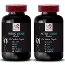 Nitric oxide booster supplement - NITRIC OXIDE BOOSTER - Energy boost, Strength booster, Pump formula, Fitness focus, Exercise fuel, Endurance enhancer, Power focus, Workout support 2 Bottle 120 Tabs