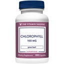 Vitamīnu veikals Chlorophyll 100mg - dabas pārtikas piedevas, zaļā Superfood, kas atbalsta Imūnsistēmu un enerģijas ražošanu, "Dabīgs dezodorants" (100 kapsulas)