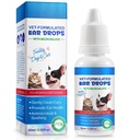 Dog Ear Infection Treatment Drops Yeast Ear Infection Treatment with 1% Hydrocortisone Ear Mites Treatment for Dogs Cat & Dog Ear Cleaner for Itchy Ear Relief (60ml)
