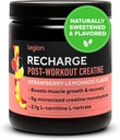 LEGION Recharge Post Workout pielikums (Zemeņu citronāde) - visi dabas muskuļu celtnieks un reģenerācijas dzēriens ar mikronizētu kreatīna monohidrātu. Dabīgi saldināts un aromatizēts 60 Kalpo