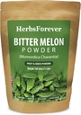Herbsforever Bitter Melon pulveris Karela pulveris bagāts ar vitamīnu C NeĢMO, Vegan 230 GMS