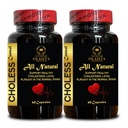 Choless Control Complex with Niacin, Garlic & Cayenne | Advenced Absorption Formula for Lipid Wellness Support - 2 Bottles 120 Capsule