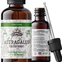 Astragalus Tincture, Organic Astragalus ekstrakts (Astragalus membranaceus) Augu papildinājums, ne-ĢMO aukstā presētā organisko augu glicerīnā, 700 mg, 2 oz (60 ml)