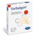 Sorbalgon Calcium Alginate Dressing, 4" Length, 4" Width - 10 Pcs