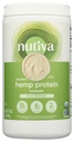 Nutiva Organic Cold-Pressed Raw Hemp Seed Protein Powder, Peak Protein, 16 Ounce, USDA Organic, Non-GMO, Whole 30 Approved, Vegan, Gluten-Free & Keto, Plant Protein with Essential Amino Acids