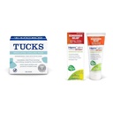 TUCKS Medicated Cooling Pads 100 Count and Boiron Hemorrhoid Relief Ointment 1 oz Bundle