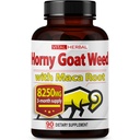 Vital Herbal Horny Kazas Nezāļu kapsulas maksimālais stiprums ar Maca Saknes Tribulus Ashwagandha Tongkat Ali Panax Ginseng vīriešiem, Boost Enerģija (90 grāfs (1. iepakojums))