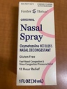 Foster & Thrive Original Nasal Spray, Oxymetazoline HCl 0.05%, 12 Hour Relief, 1 fl oz