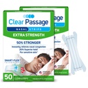 Clear Passage Nasal Strips, Clear Extra Strength, 100 Count