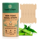 Nasal Strips for Snoring, Congestion & Sleeping - Natural & Bamboo Fiber-Made Nose Strips for Breathing - Snore Stopper & Sleep Aid to Improve Breathing - PFAs-Free Nose Tape for Sleeping - 30pcs