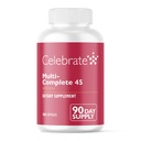 Celebrect Vitamīni Multi-Complete, 45mg Dzelzs – Daily Bariatric Multivitamine Pietvīkums Gastrektomija un Kuņģa Apsīšu Ķirurģijas pacientiem – Essential Vitamīni & Minerals (180 Kapsulas)