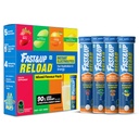 Fast&Up Reload (20 Liters) - (Berry, Aam Panna, Orange, Lime & Lemon)- Low Sugar energy drink for Instant Hydration - Effervescent Tablets with all 5 Essential Electrolytes + Added Vitamins.