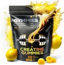 Kreatīnmonohidrāts Gumijas - Muskuļu augšana, veiktspēja, izturība - 5 Gram Creatine per Serving - Vegāns, ne-GMO, bez lipekļa, ražots ASV - 90ct - citronu Flavor