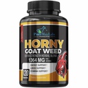 Horny Kaza Nezāļu Extra Strength Blend, 120 Capsules, w. Maca, Arginine, Ginseng, Tribulus, Tongkat, Libido, Stamina, Energy Support, Non-GMO Formula, 120 Caps