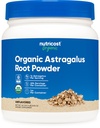 Nutricost Organic Astragalus Saknes pulveris 1LB - bez lipekļa, ne-ĢMO, veģetārs