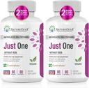 Tikai viens metilēts multivitamīns ar metil-B12, Quatrefolic metilfolate, Pure MTHFR papildinājums vīriešiem un sievietēm bez dzelzs, 2 pudeles (60 Vegan kapsulas), USA-Made