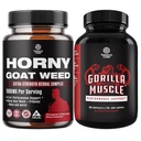 Horny Kaza Nezāļu bars ar melnu Maca Sakni, Tongkat Ali, Saw Palmetto & Panax Ginseng ekstrakts Stamina & Enerģija un papildu spēks Testosterons Booster - Muskuļu paplašināšanās papildinājums vīriešiem