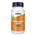 NOW pārtikas piedevas, TestoJackTM 200 ar Tongkat Ali, Tribulus, Maca un Horny Kaza Weed, 60 Veg kapsulas