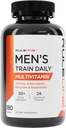 1. pants R1 Vīriešu vilciens Daily - 180 tabletes - Sports Multivitamīni ar amino, antioksidanti, enzīmi un Superfoods - 60 Kalpo