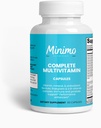 Pilnīgs multivitamīnu + imunitāte Boost, 60 kapsulas, 3. puse pārbaudīts, ikdienas papildinājums vīriešiem, sievietēm, pieaugušajiem, bez lipekļa, ne-GMO, 30 Kalpojumi