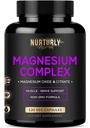 Magnija citrāts un oksīds 500mg kompleksa papildinājums - Augsta Absorbcija Maksimālais stiprums - Palīdz atbalstīt kaulu blīvums un stiprums, muskuļi, enerģija un miegs - 120 Vegan kapsulas