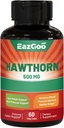 Hawthorn Berry Capsules-Antioksidants, Cirkulācijas atbalsta-Hawthorne papildinājums- 60 Kapsulas Vegan, ne-GMO