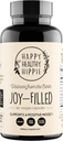 Joy-Filled Mood Support Pielikums - 7 Herb Complex w/St. Johns Wort (180 Ct) • Rhodiola Rosea, Eleuthero, Ashwagandha - Stress Relief – palīdz nomierināt prāts un ķermenis     ) 100% augu bāzes Happy Pills