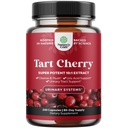 Papildu stiprums Tart Cherry kapsulas - Tart Cherry Extract Capsules 7500mg for Uric Acid Cleanse for Gout & Niers Support - Augļu ekstrakta papildinājums urīna plāksnītes veselībai & locītavu atbalstam - 240 Ct