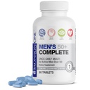 Bronson ONE Daily Mens 50+ Complete Multivitamīnu multiminerāls, 90 tabletes