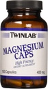 Twinlab - Magnija vāciņi, 400 mg, 100 kapsulas