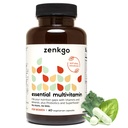 Zenkgo Sieviešu vitamīni + probiotikas 25B KVV + Organiskie veseli pārtikas produkti, uztur imunitāti, gremošanas, enerģijas, ikdienas vitamīnu A, E, B6, B12, Vegan D3, K2 (MK-7), folātu, minerālvielas, Superfoods (60Ct/30Day)