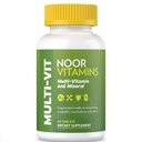 Nulle Vitamīni Halal Vitamīni, Dienas multivitamīni, Halal Vitamīni sievietēm un vīriešiem, 30 Vitamīni un minerālvielas, A, B12, C, Dzelzs, Cinks, lai atbalstītu vispārējo veselību, Ne-GMO, Halal Multivitamīni (2 mēnešu piegādes)