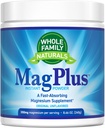 Magnija pulvera papildinājums - MagPlus - Dabīgs kalcinēts magnija dzēriens - magnija papildinājums muskuļiem, miega un aizcietējuma atvieglojums (neuzliesmojošs)