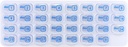 31 diena Mēneša Pill kaste organizētājs Plānotājs ar ikdienas noņemamās zāles podi, Great Travel Med Dispenser