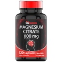 TNVitamins Magnija citrāts 800 MG - 120 Kapsulas - 2 Mēnesis Piedāvājums! - - Tīrs magnija citrāts Pulveris Kapsulas - Citrato De Magnesio -- Ne-GMO - Ražots ASV!