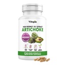 Vitapia Organic Artichoke ekstrakta papildinājums - Aknu tīrīšana Detox & Remonts, Aknu veselība, Gremošana, Antioksidantu atbalsts - 120 Vegan kapsulas, ne ĢMO, bez lipekļa