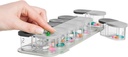 Sagely Smart XL Weekly Pill Sorter -- Viegli lietojams Extra liels Weekly Pill organizētājs - 12" x 4" x 2" - Portable AM/PM 2 reizes vienu dienu Magnētiskais Pill organizators (balts/pelēks)