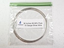 Pure Silver Generator Wires – 9999 Silver Electrodes – Pre-Cut 36-Inch 10 Gauge Wires – Fits LifeForce Generator