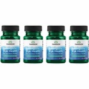 Swanson Lutein & Zeaxanthin Synergistic Eye Health Redze Retina Macula Papildinājums (Lutein 20 mg & Omnixan Zeaxanthin 2 mg) 60 Softgels Sgels (4 iepakojumi)