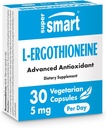 Supersmart L-Ergotioneīna papildinājums 5 mg dienā (uzlabots antioksidants)