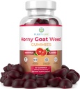 Spēcīgs Horny Kazas Weed for Men and Women (Max potenci Chews 800mg), Horny Kazas Nezāļu ekstrakts Gumies for Energy Management, Performance and Stamina - Vegan, Gluten-free, Natural Greipfruit Flavor