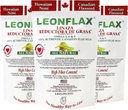 Leonflax, 100% Autentisks Kanādas flax sēklu, All-Natural, High Fiber saturs, Diētiskā papildinājums, lai uzlabotu jūsu gremošanas veselību, 18 Oz, Bag, Natural Health Corporation (iepakojums 3)