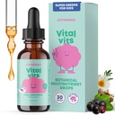 JoySpring Vital Vits - Kids Liquid Multivitamine - 1 fl oz (30 Kalpojumi) 