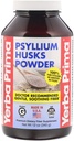 Yerba Prima Psyllium Husks Fiber Powder, 12 Ounce - Dabīgs Fiber papildinājums - Kolu tīrīšana - Gut veselība - Vegan, ne-GMO, bez lipekļa