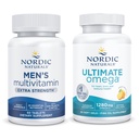 Nordic Naturals sākuma iepakojums - Vīriešu multivitamīnu papildus stiprums, Ultimate Omega