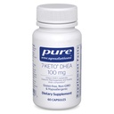 Tīra iekapsulācija 7-Keto DHEA 100 mg ) Unikāls DHEA metabolīta papildinājums thermogeniskuma un veselīga ķermeņa sastāva atbalstam * - 60 kapsulas