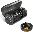 Sukuos Weekly Pill organizators 4 Reizi dienā, Extra Large 7 Dienas Tabletes Kaste, Krāsains Vitamīni Turētājs Gadījumi zivju eļļa, Vitamīni, Medikamenti, Papildinājumi