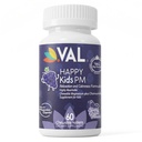 VAL Kids PM Magnija Gumijas ; Bezcukura košļājamās tabletes ar kumelīšu, magnija glicinātu + citrāts  ; B6 un C vitamīns; Dabīgs vīnogu uzlējums; Miega un izsalkuma atbalsts;   ; 60 Ct; 4+ gadi